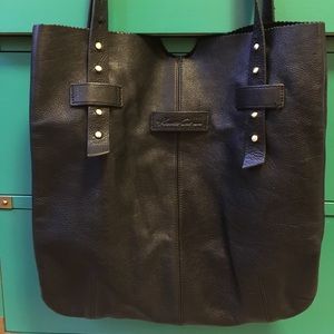 Kenneth Cole Leather laptop bag/simple purse